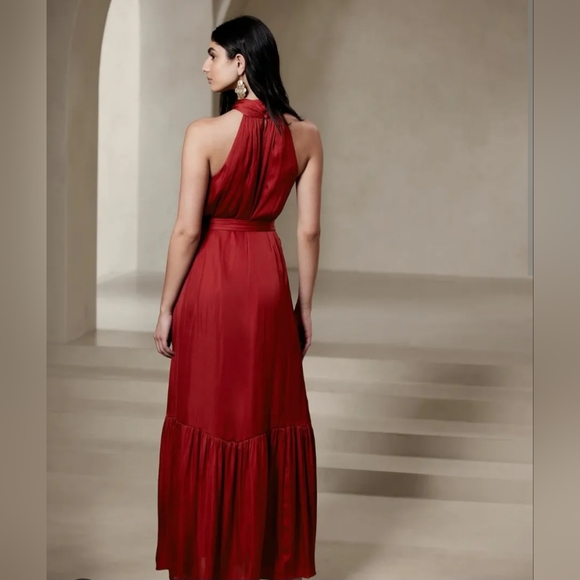 Banana Republic Turner Twisted Maxi Dress, XL, euc, worn once to wedding - Picture 4 of 7